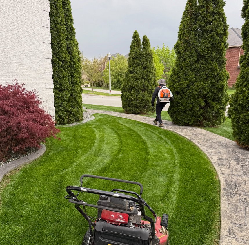 A Cut Above landscaping work